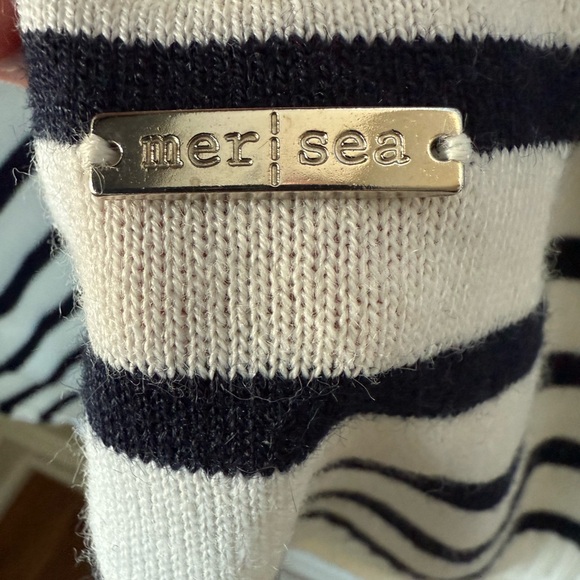 MERSEA Catalina Crewneck Sweater Striped Oversized Baggy Coastal One Size OS - Picture 5 of 6